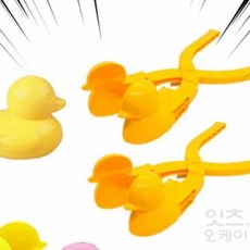 바른딜리버리 KC인증완료 스노우메이커 눈오리집게 대형 눈썰매, 단품