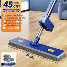 평판걸레 밀대걸레 손세탁 겸용 알루미늄 대형 청소용 바닥청소 흰색 42cm, 3개