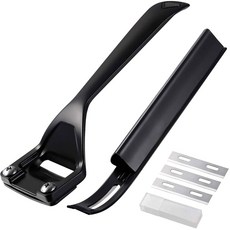 금속 가죽 스키버 및 세이프티 베벨러 스키빙 나이프 DIY 절단 도구 키트 공예 제작용 블레이드 6개