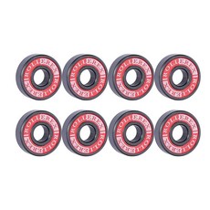 Rollerex Titan 608-2RS 사전 윤활 실리콘 질화물 세라믹 스케이트 베어링 - 롤러 스케이트 인라인 블레이드 스쿠터 및 스케이트보드용(8팩)145462, Rollerex Titan 608-2RS 사전 윤활 실