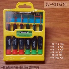 :::菁品工坊:::舍樂力SELLERY 11197 精密起子組 6支裝 多用途 套裝起子 螺絲起子 十字六角/T型/P, 1個