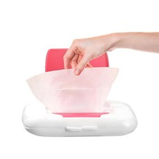 IAU 물티슈 디스펜서 - 부모를 위한 신생아 머스트 해브 템 욕실 자동차 및 이동 중에도 사용할 수 있는 여행 친화적인 엉덩이 홀더 리필 가능한 아기 용기 그레이, Gray, 1개, 1개