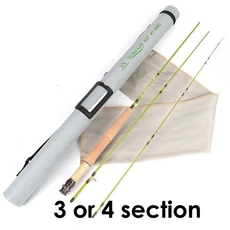 스타터 TXBUNBOF 5-8WT 플라이 낚싯대 및 릴 콤보 키트 9피트 중간-빠른 속도 라인 삼각 튜브 1개의 추가, 9ft 6wt 4sec (270cm), 06 7.5ft 3wt 4sec, 1pc Fly Rod