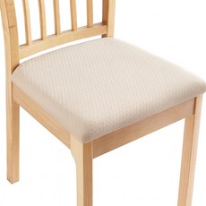 러너즈 생활방수 식탁의자 좌판커버 1+1, 2개, 아이보리