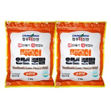청우 더진한 떡볶이양념분말 (순한맛) 떡볶이분말, 1kg, 2개