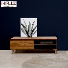 TV 거실장 티비다이 120cm WB266, 멀바우, 멀바우