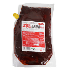 뉴그린푸드 오로지 코다리찜 조림양념 매운맛, 2kg, 1개