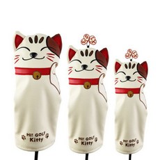 플랜와이 고양이 골프채 클럽 보호 골프 헤드 커버, 1개