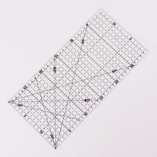 多功能拼布尺 手工DIY縫紉工具 縫份尺, 1個, 15x30厘米拼布尺一個