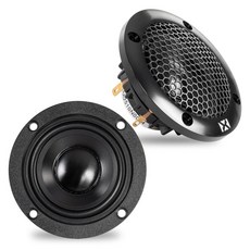 NVX XSP652 16.5cm 6.5인치 자동차 스피커 최대 600W 200W RMS 양방향 6 1 2인치 동축 2.5cm 1인치 실크 돔 트위터 내장 X 오버 트럭 문에 쌍, 2.5 inch Midrange (High-End)