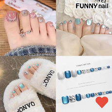 네일케어 자석 네일 패디큐어 패디팁 붙이는 인조 발톱, 패디큐어 패디팁 - 67