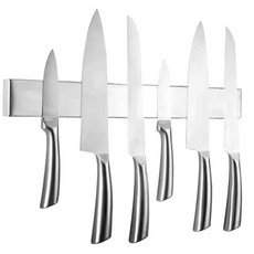 미니플 스테인리스 자석칼걸이 칼꽂이 칼보관함 싱크대 칼블럭, 50cm, 1개