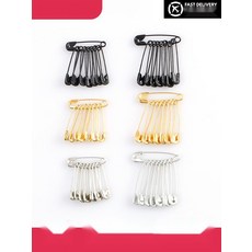 [숨은 고정] 인비저블 미니 옷핀 안전핀 옷수선용 고정핀, 3. 은색 18cm 100개