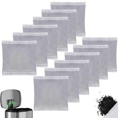 활성탄 냄새 흡수제 12개 Hmoe용 숯 냄새 흡수제 대나무 숯 공기 정화 백 9.5L2.5갤런 iTouchles 쓰레기통과 호환 419793, 활성탄 냄새 흡수제 12개, Hmoe용 숯 냄새 흡수제