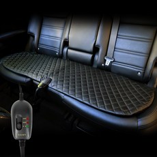 카모아 퀼팅 차량용 열선시트(12V) 뒷좌석 온열매트 자동차 겨울시트, 카모아 퀼팅 온열매트(뒷좌석-12V), 1개