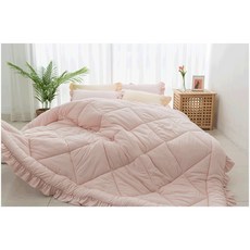 피치핑크 마이크로화이바 침구 베개커버 50 x 70cm
