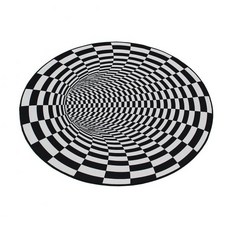 홀인 3D 입체 착시매트(100cm) 독특한디자인 홈데코 감각적인인테리어 실내장식, 홀인 3D 입체 착시매트(100cm) 독특한디자인 홈데