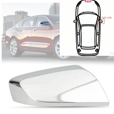 호환 쉐보레 Impala용 검정색 페인트 전기 도금 미러 하우징 2014 커버, 01 right-E