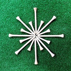 i-Style 高爾夫竹TEE 100支/包 經濟實惠環保 不傷球桿, 原木色100支, 1套