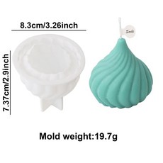 수제 3D 버블 캔들 실리콘 몰드 붙지 않는 큐브 비누 아로마 테라피 간장 왁스 용품 만들기 홈, 04 Style 2, 1개