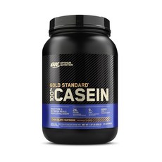 Optimum Nutrition Gold Standard 100% 미셀라 카제인 단백질 파우더 느린 소화 포만감 유지 오버나이트 근육 회복 초콜릿 슈프림 0.8kg(1, 1개