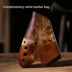 트리플 오카리나 알토 C 톤 전문가용 성인 초보자 오르프 악기 휴대용 희귀, 02 Smoked