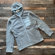 남성용 아웃도어 플리스 재킷 속건 지퍼 후드 스웨트셔츠 코트 캐주얼 스타일 폴리에스터 섬유, 3XL, 하늘색