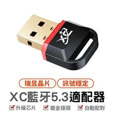 XC 信星 藍牙5.3適配器 USB藍牙接收器, 1個