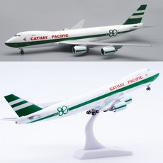 JCWings 캐세이퍼시픽 80주년 B747-8F B-LJE 화물 카고 비행기 항공기 모형 다이캐스트 1:400, 기본형 SA4115