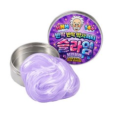 토이토 박사 퍼티 유리 슬라임 오리지널 투명 주물럭 말랑이, 2개, 62g, 보라보라