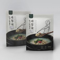 [10+1] 하첩국 간에좋은 국내산 하동 광양 섬진강 재첩국 숙취해소 해장국 500g, 10개