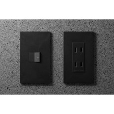 國際牌 SO-STYLE系列 二孔霧面蓋板 埋入式螢光開關 單切三路兩用 WNSF6102 WNSF5052, 1個, 霧黑,220V-黑色