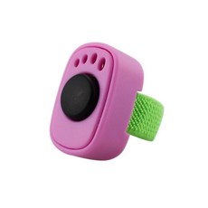 엄지손가락 훈련 인터랙티브 사운드 클리커 필요 개와 고양이 긍정적 보상 훈련기, 1개, 1. Pink