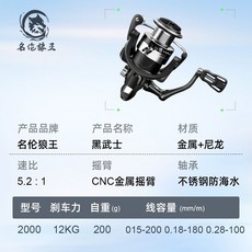 名倫狼王 紡車輪, 黑武士2000型號 送綫