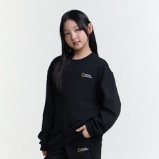 매장정품 NATIONAL GEOGRAPHIC KIDS K251USW960 백그래픽 맨투맨 CARBONBLACK 5006996568 201046