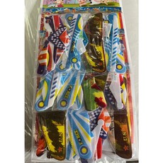 sns 古早味 懷舊童玩 DIY 飛機 保麗龍紙飛機 12入, 1個