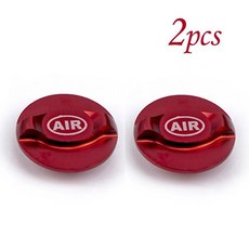 서스펜션 포크 캡 알루미늄 프론트 에어 커버 가스 숄더 노즐 프로텍터 자전거용, 1개, 색상: 5. red2PCS