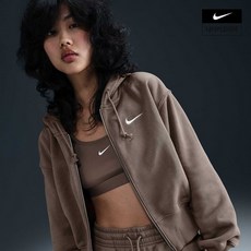 매장정품 나이키 여성 스포츠웨어 플리스 루즈 크롭 풀집 후디 HJ0941-233 291131