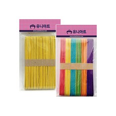 유니아트 2500 하드바 막대 대 50p, 노랑, 5개입