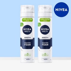 니베아 맨 센서티브 쉐이빙 폼, 250ml, 2개