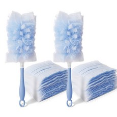 (주)에이스샵_1+1 일회용 먼지털이 세트 본체2개+리필20개입, 먼지털이(2개입), 1개