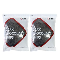 다크초코칩, 1kg, 2개