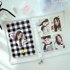 봄봄 A5 6공 포카바인더 속지포함 포카앨범 포토카드, 스노우화이트(속지30장)