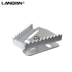 페달 확장 패드 확대 후방 브레이크 플레이트 기어 시프트 레버, 2. 실버, 기본