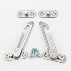 창문 여닫이고정 리미터 창틀 스텐 스프링 후크 힌지, 오른쪽, 1개