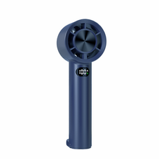 송흥 고속 휴대용 선풍기 미니 손선풍기 USB 충전 대용량 배터리 0~100단 5단계 조절, 네이비