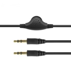 볼륨 소리조절 노트북스피커선 3.5aux 사운드케이블 1m, 1개