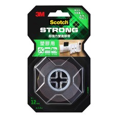 3M 超強力雙面膠帶, 1個