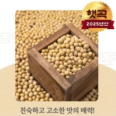 영주콩 대한민국 건강한 잡곡 - 2025년 11월 수확 국내산 백태 두부 메주용 1kg~10kg, 1kg, 1개