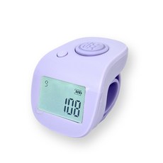 新韻傳音 小緣心計數器 (指環計數器 念佛計數器 戒指計數器 迷你計數器), 紫色, 1個